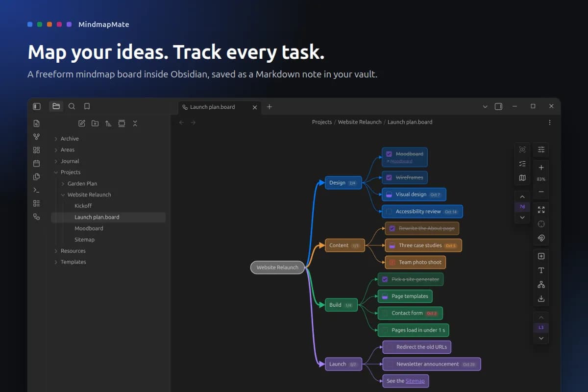 MindmapMate screenshot