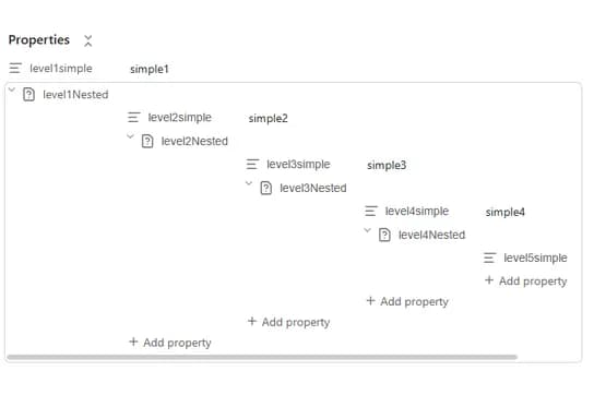Nested Properties screenshot