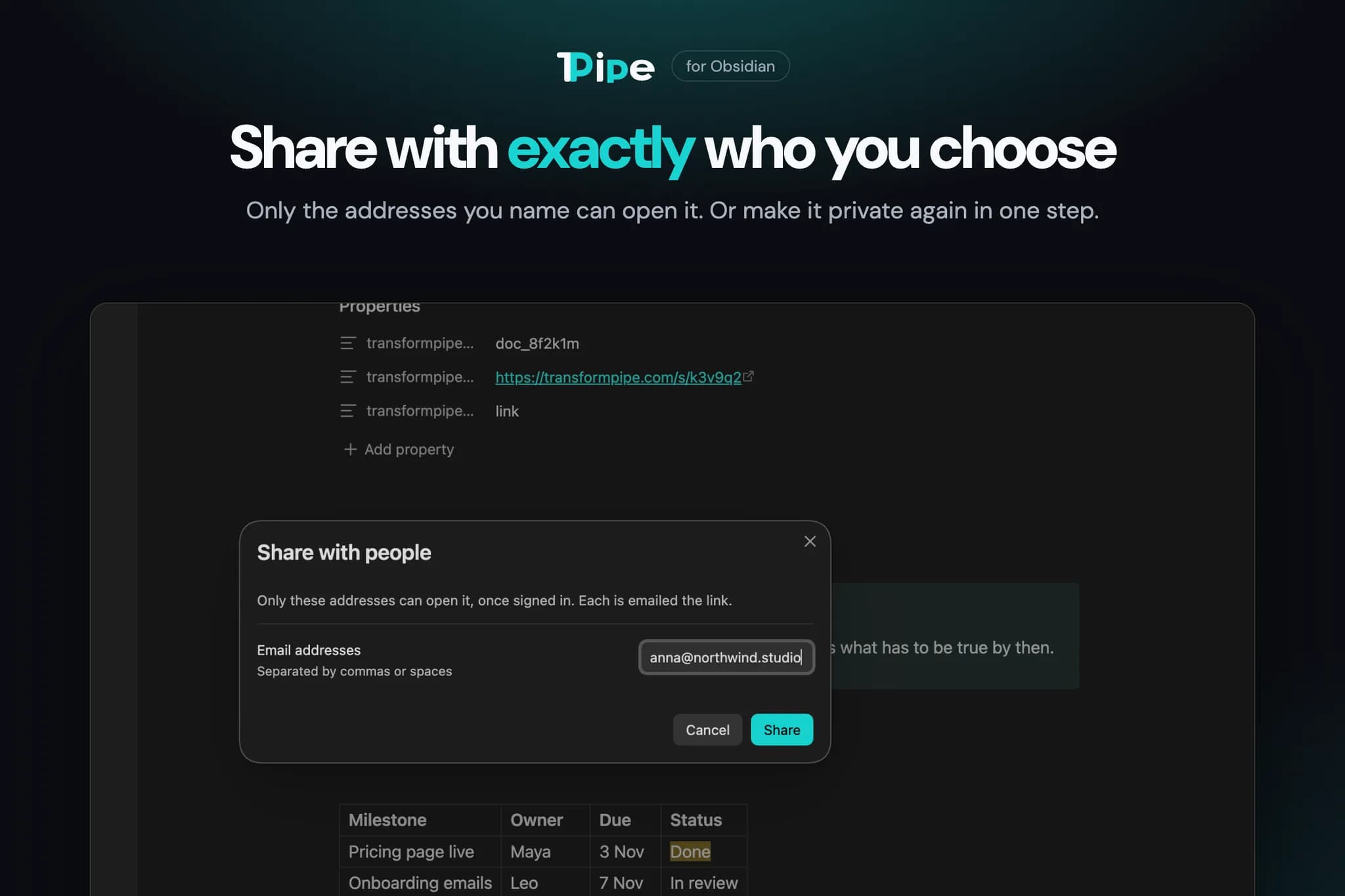TransformPipe screenshot