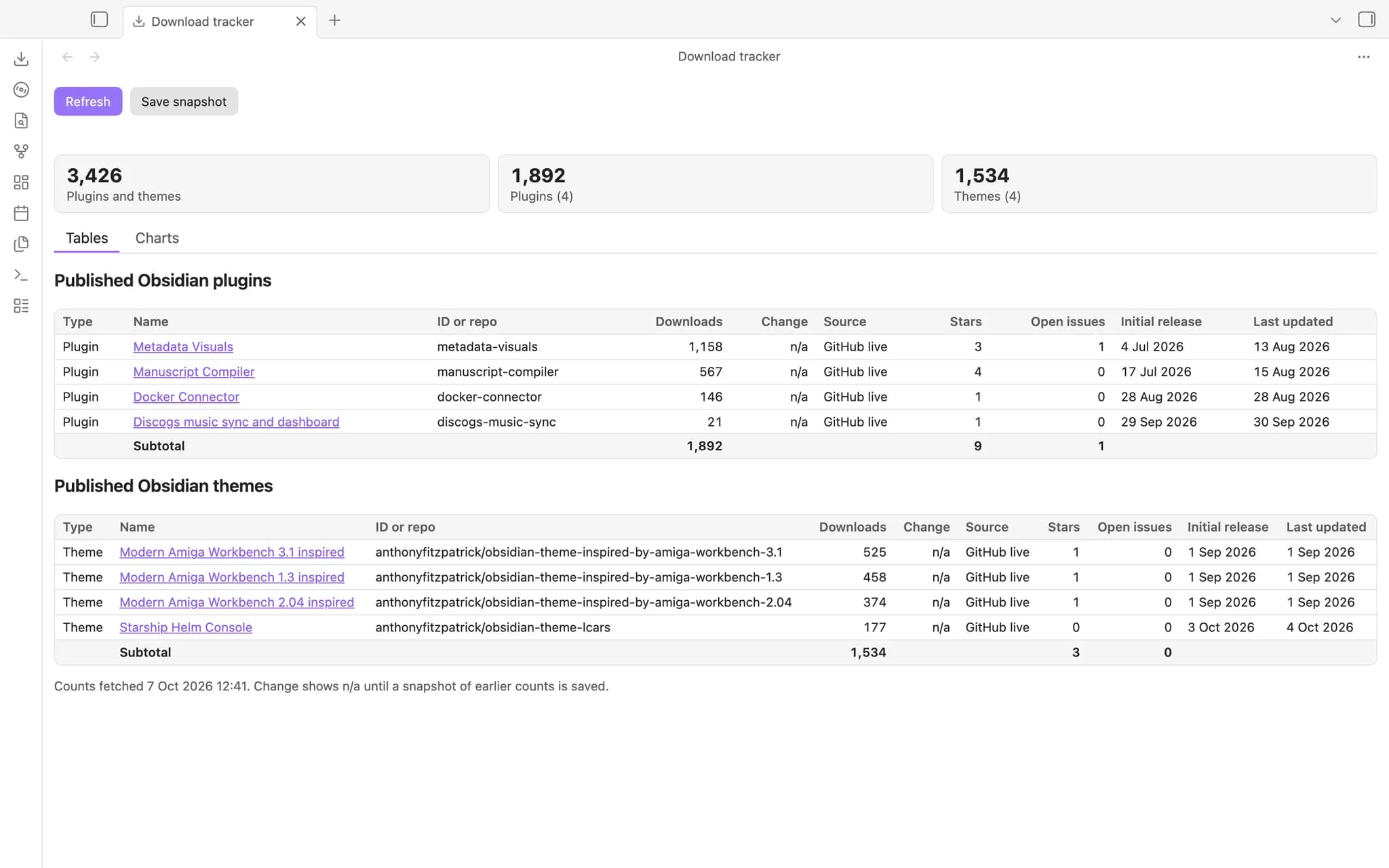 Download Tracker screenshot