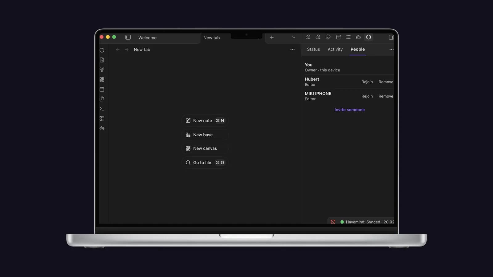 Havemind screenshot