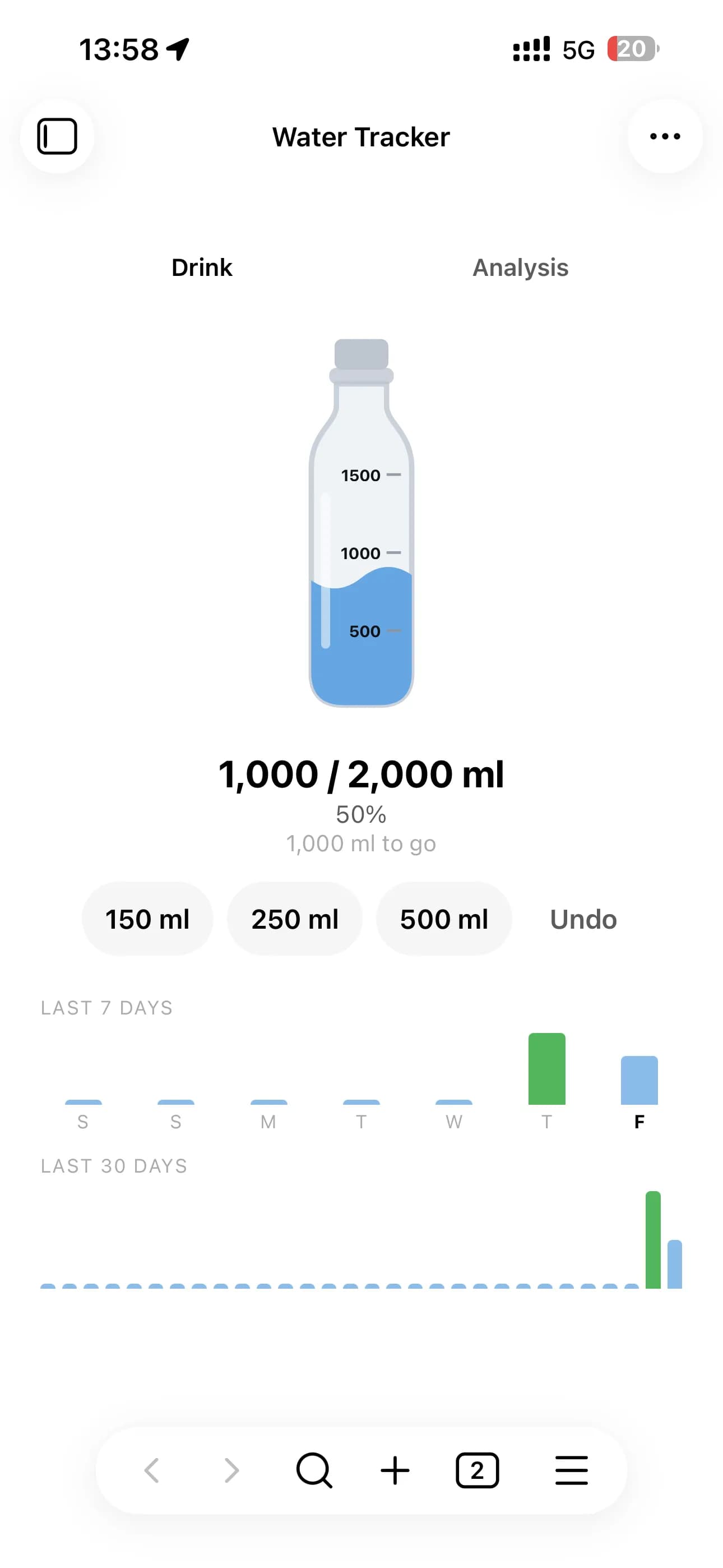 Banshan Water Tracker screenshot