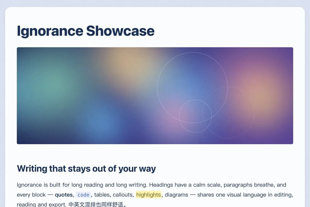 Ignorance screenshot