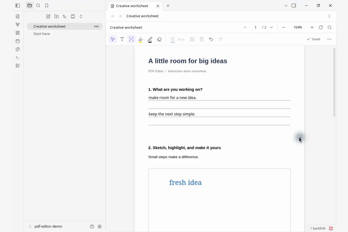 PDF Editor screenshot