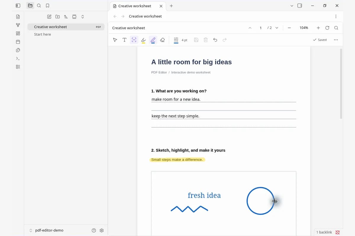PDF Editor screenshot