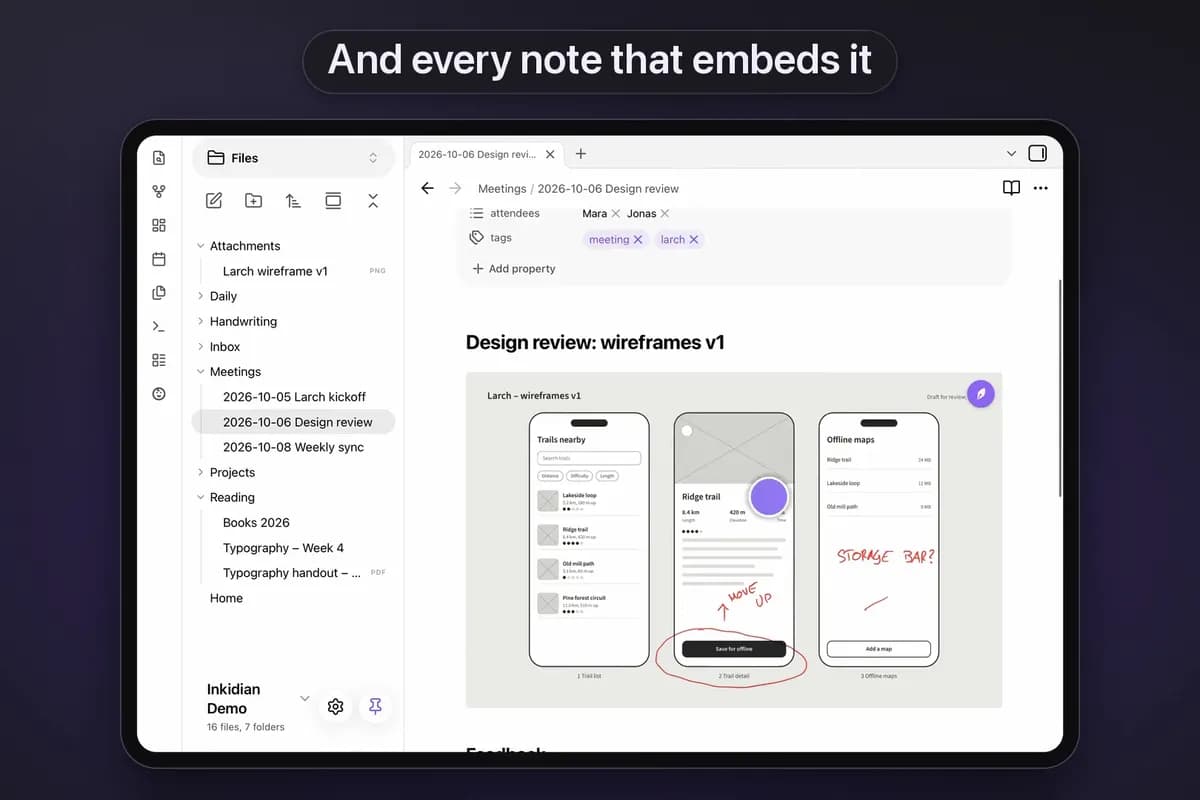 Inkidian screenshot