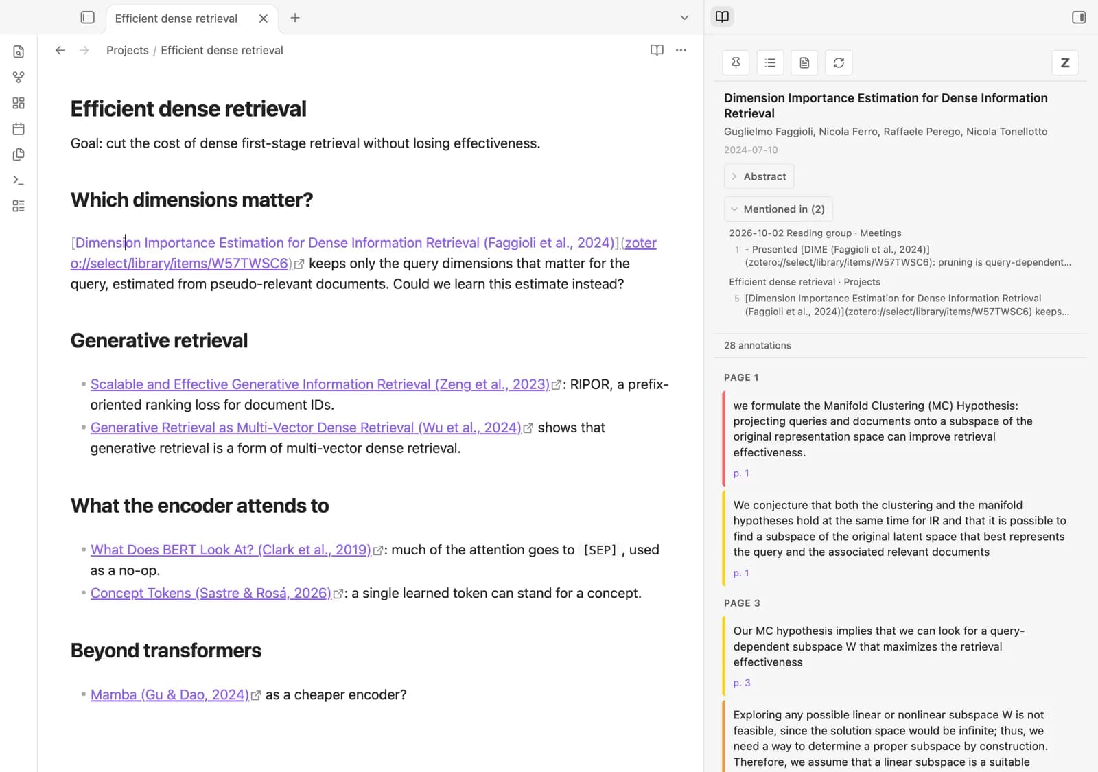 Zotero Annotations screenshot