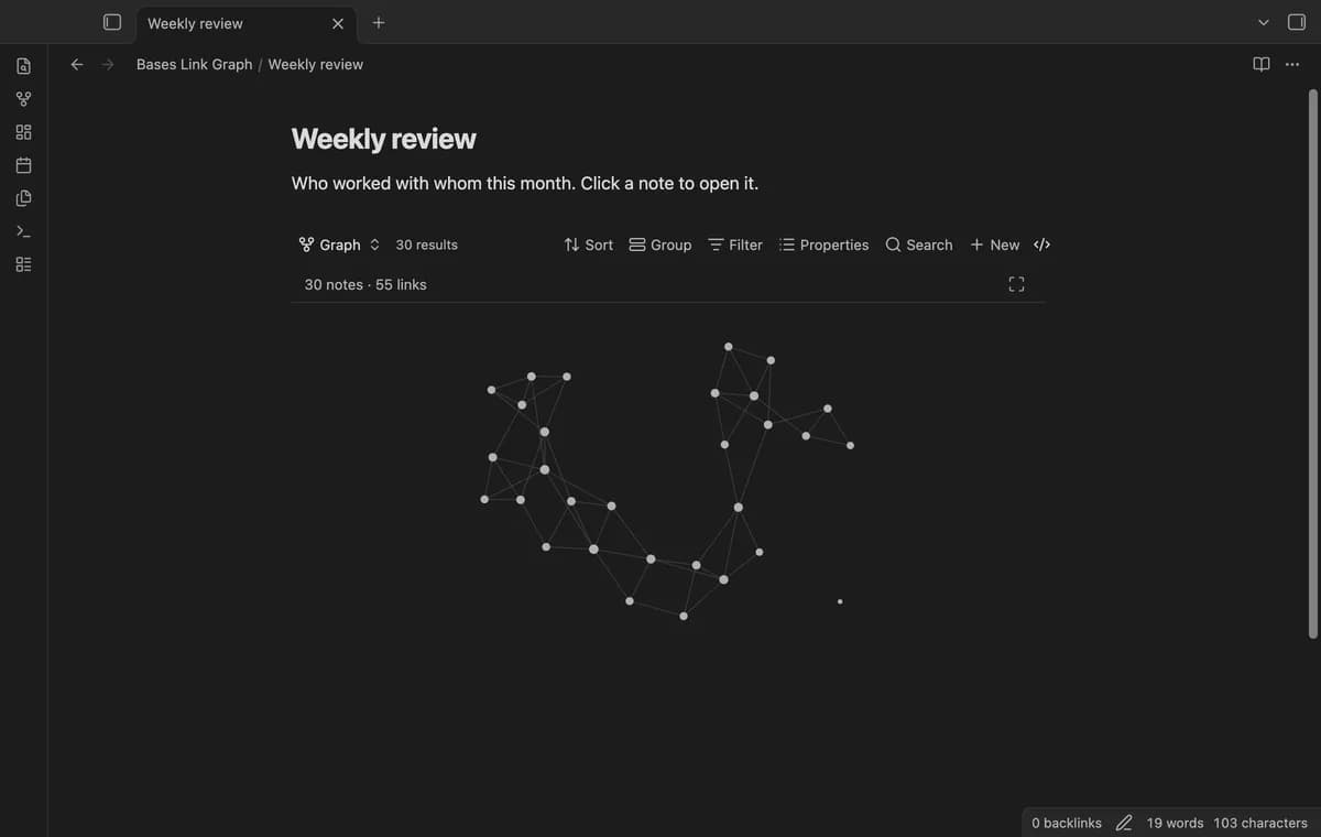 Bases Link Graph screenshot