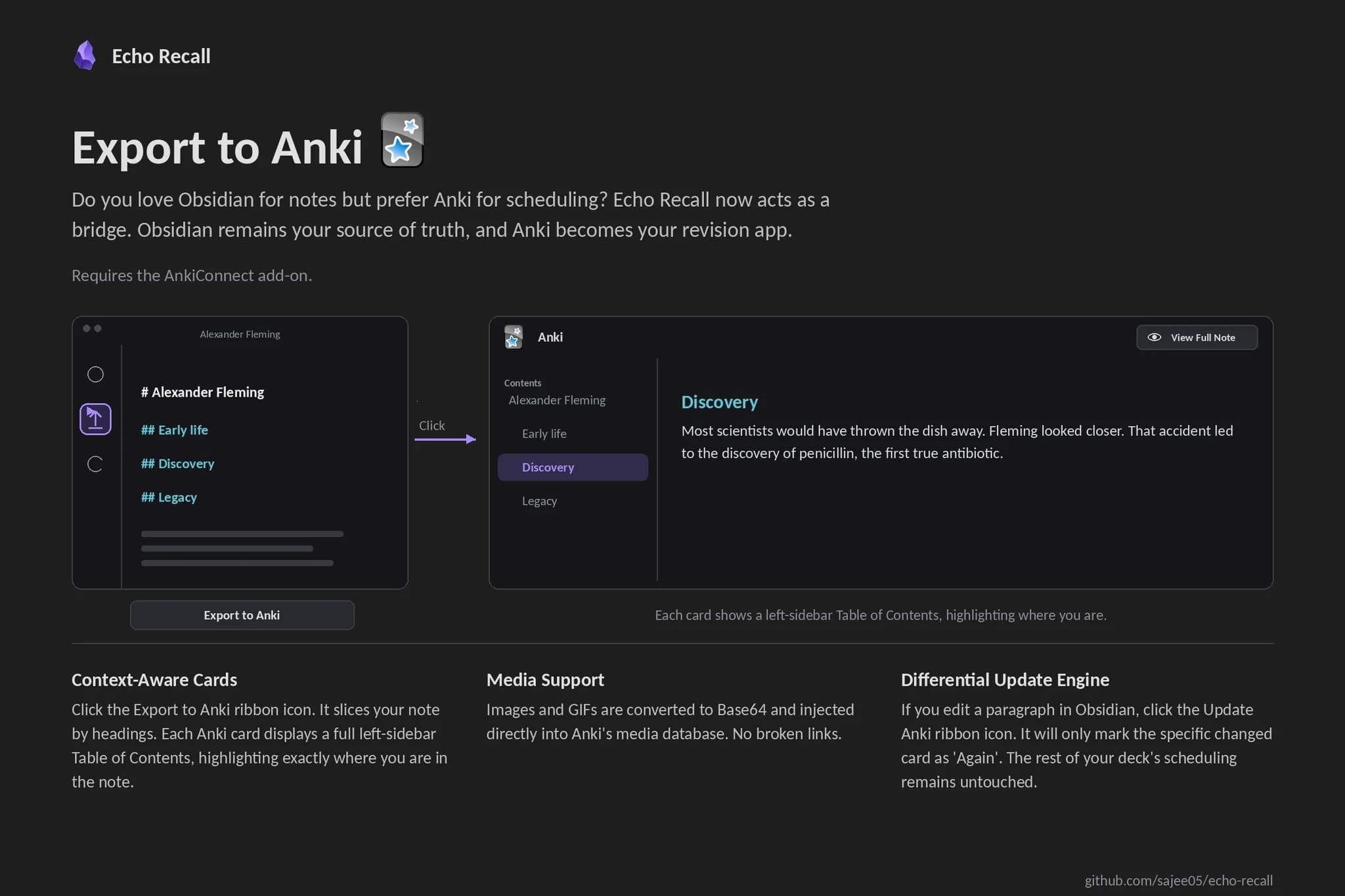 Echo Recall screenshot