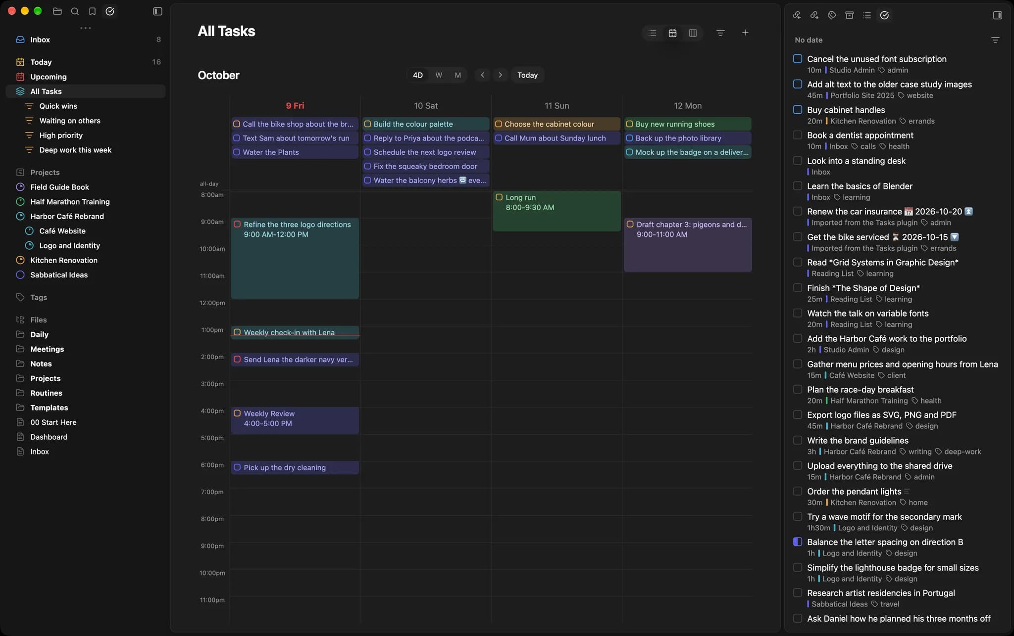 Integrated Task Manager screenshot