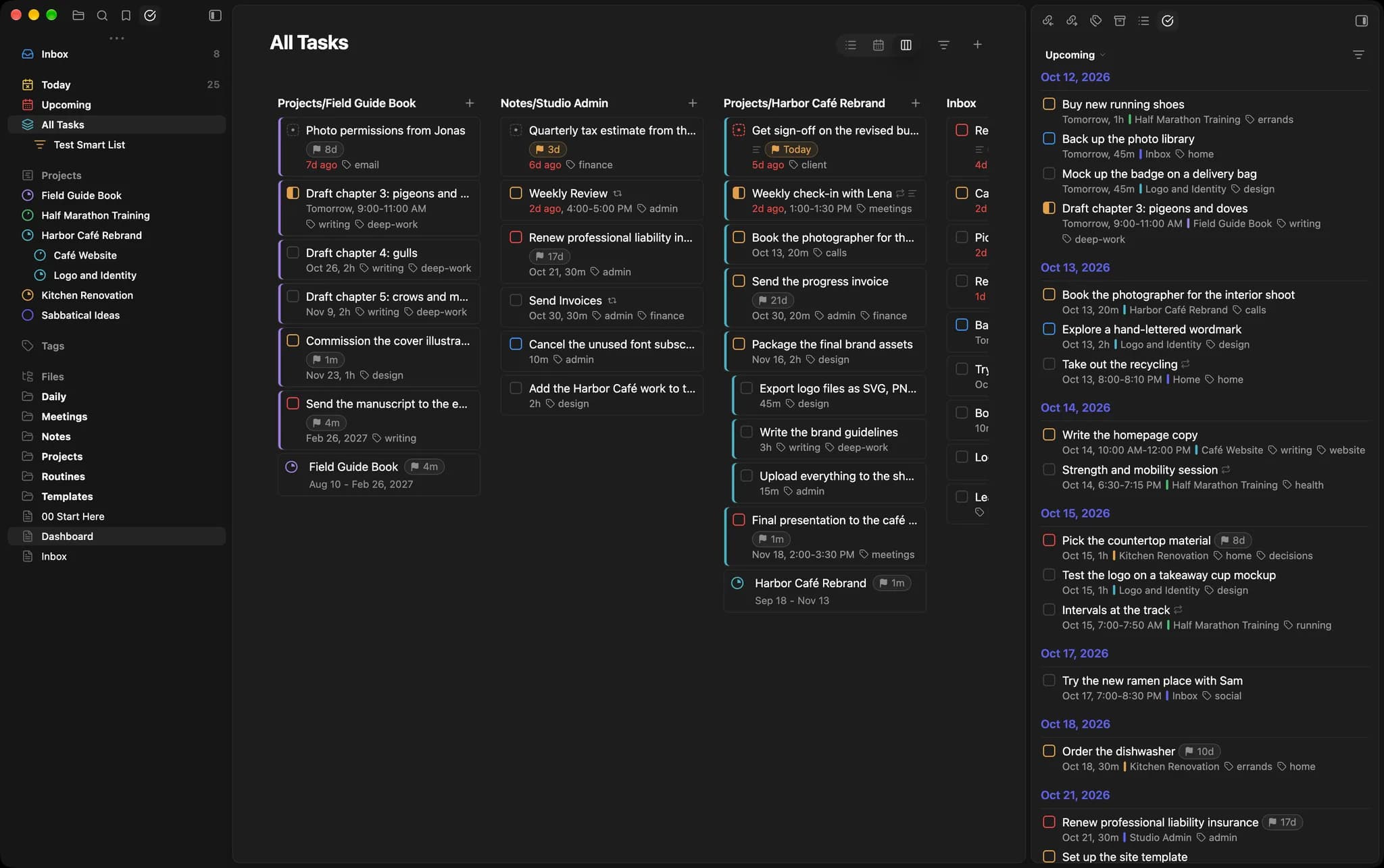 Integrated Task Manager screenshot