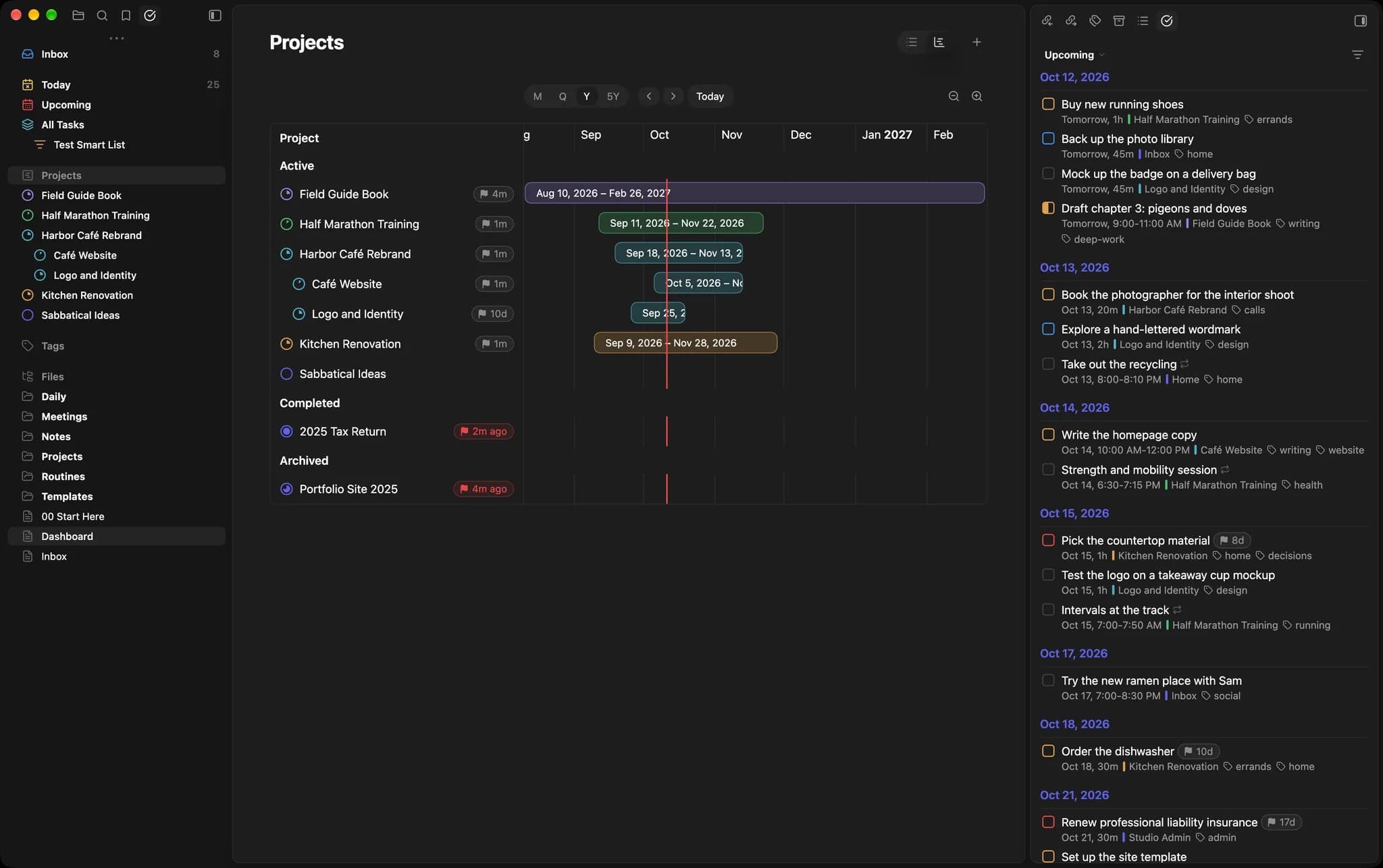 Integrated Task Manager screenshot
