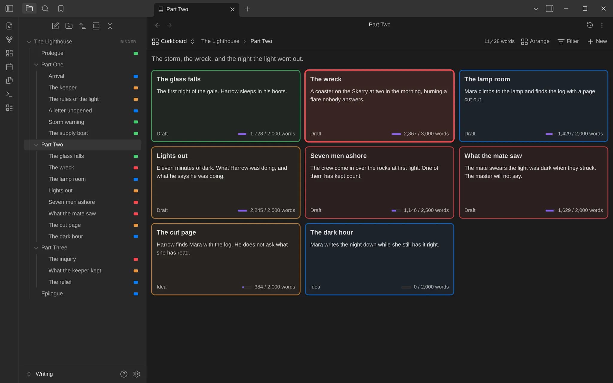 Binders screenshot