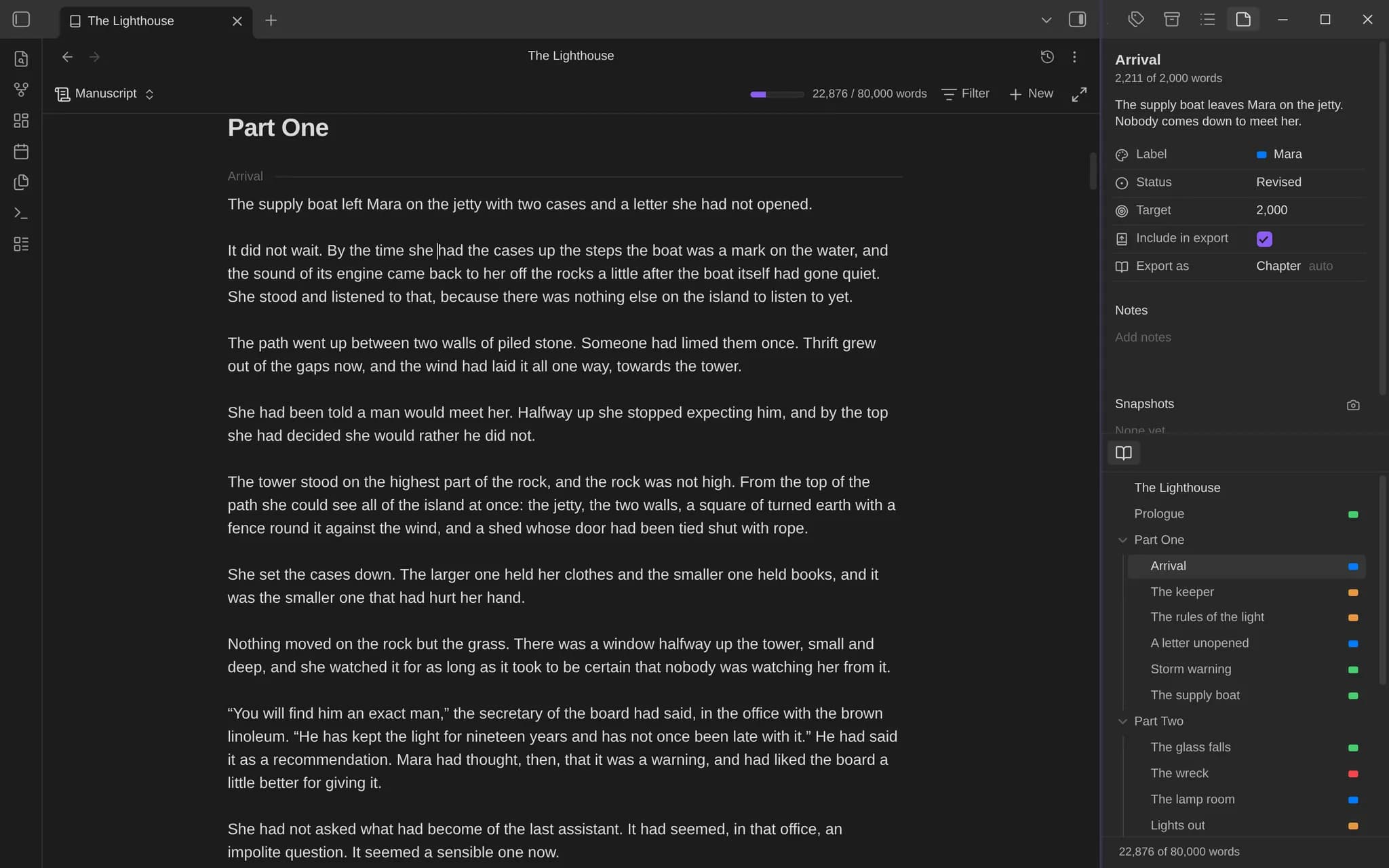 Binders screenshot