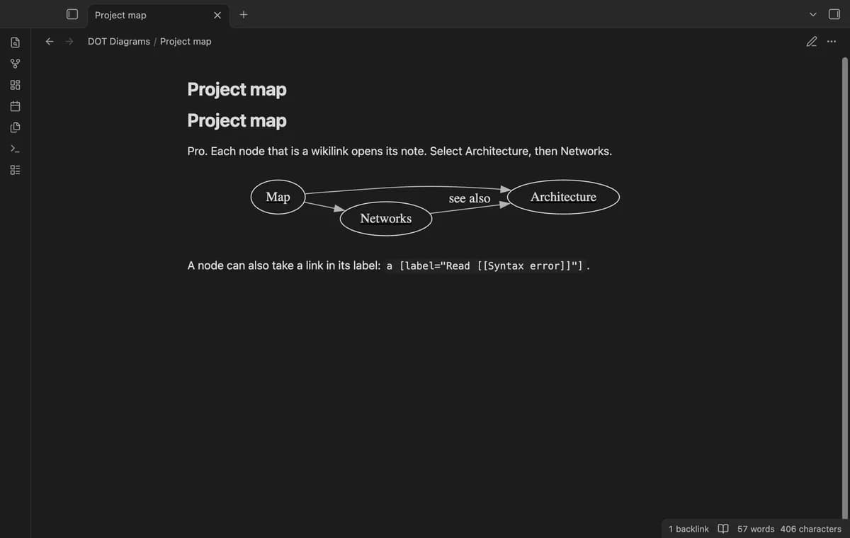 DOT Diagrams screenshot