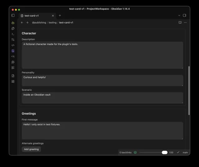 PNG Metadata Editor screenshot