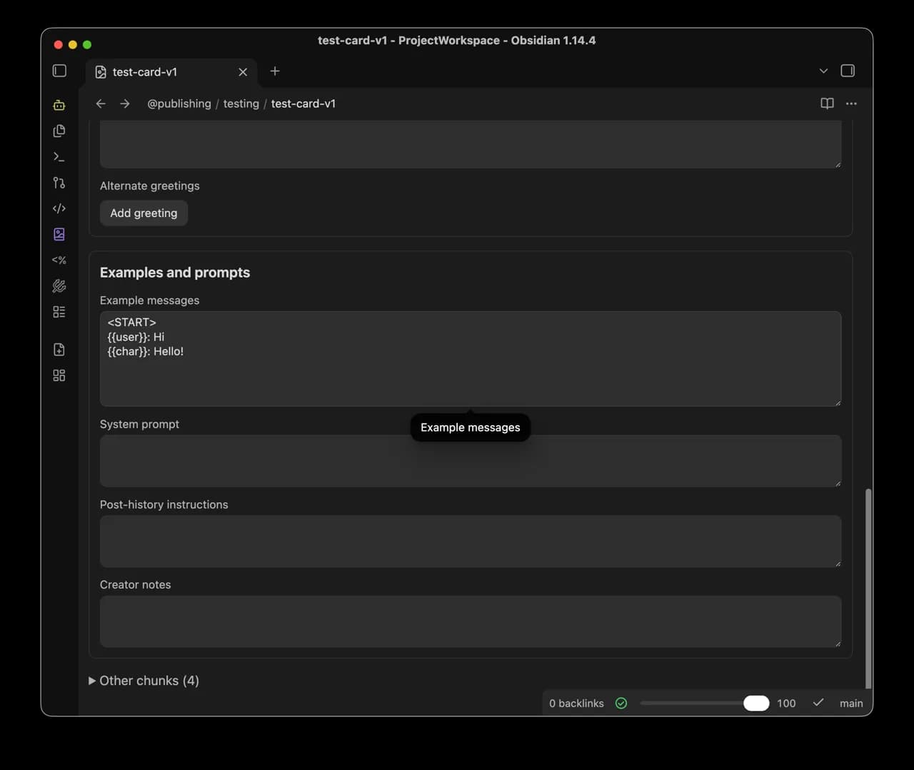 PNG Metadata Editor screenshot