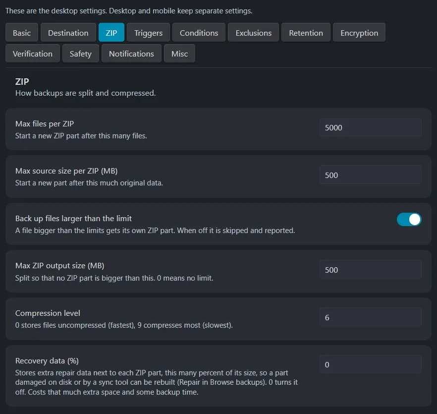 Rewind Vault screenshot