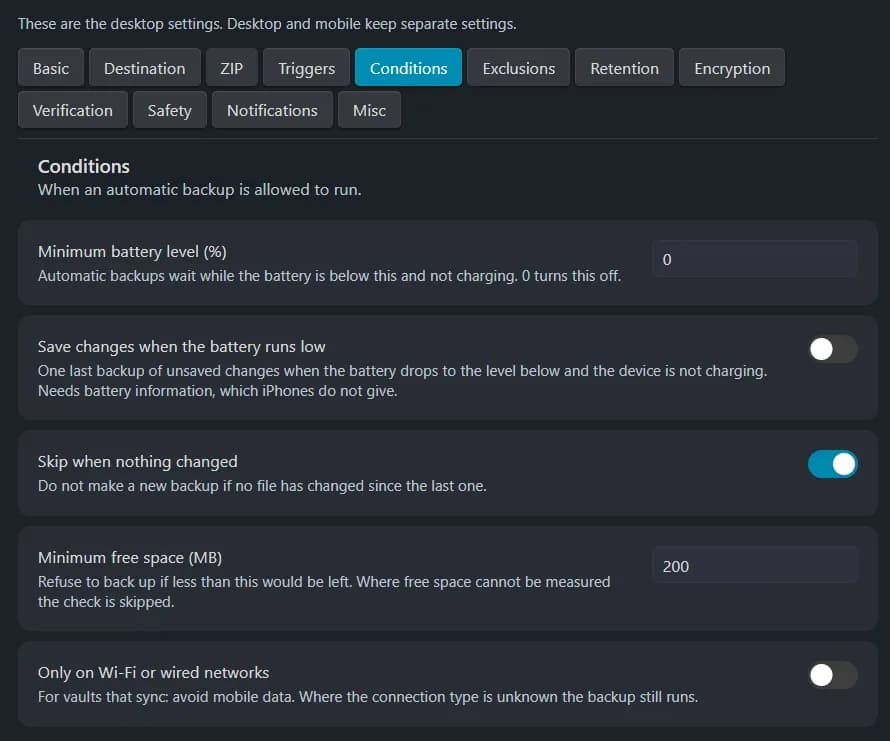 Rewind Vault screenshot