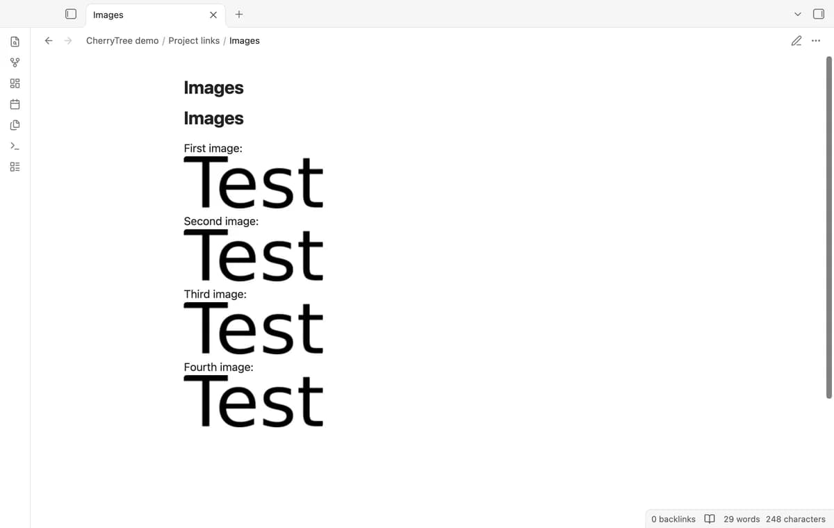 CherryTree Import screenshot