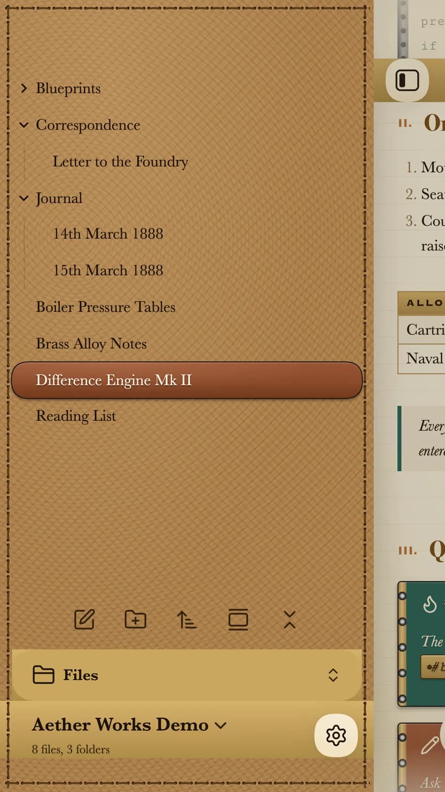 Aether Works screenshot