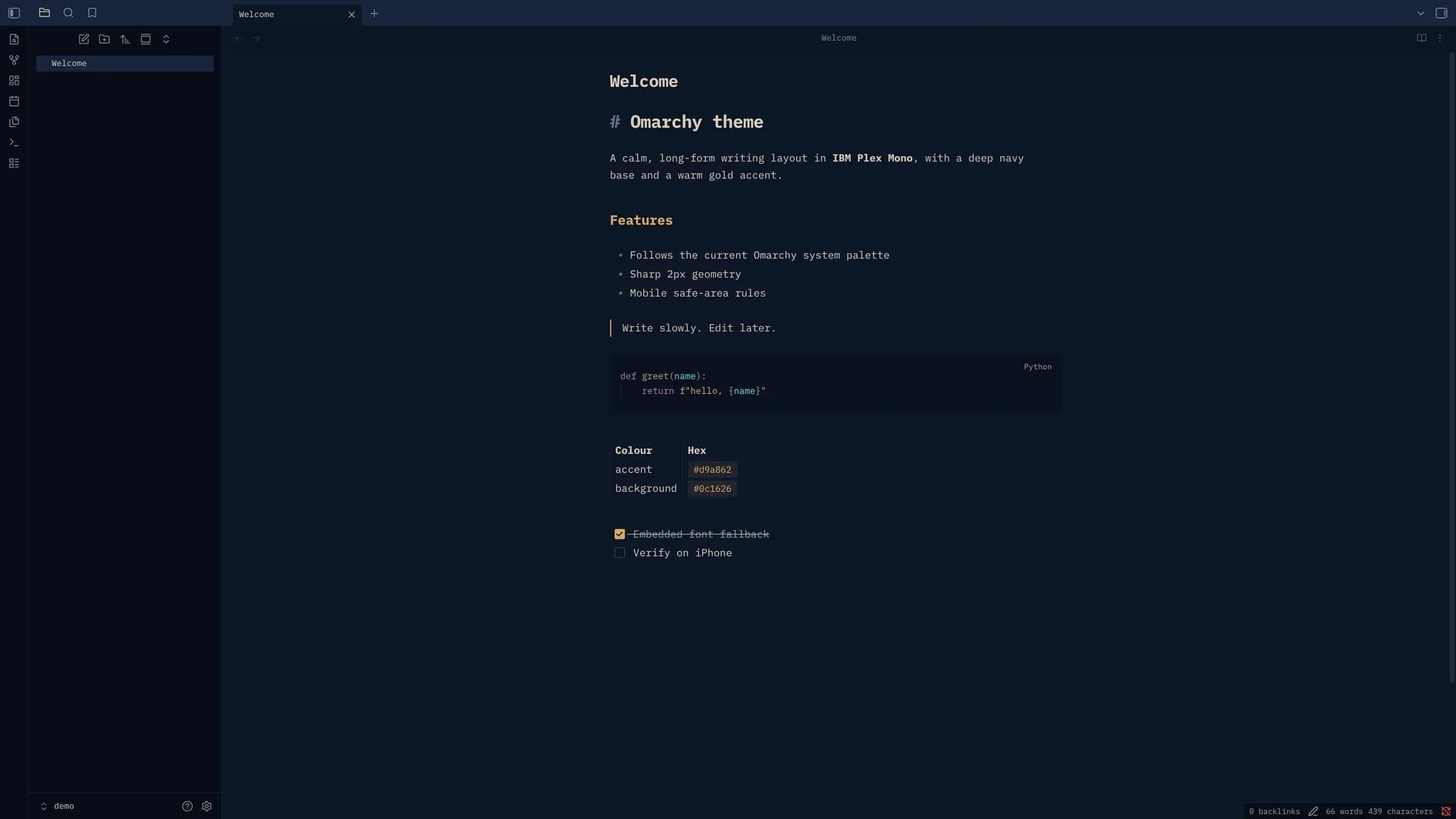 Omarchy screenshot