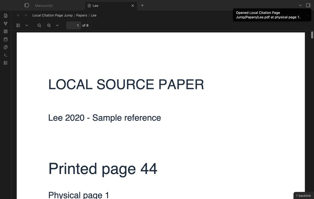 Local Citation Page Jump screenshot