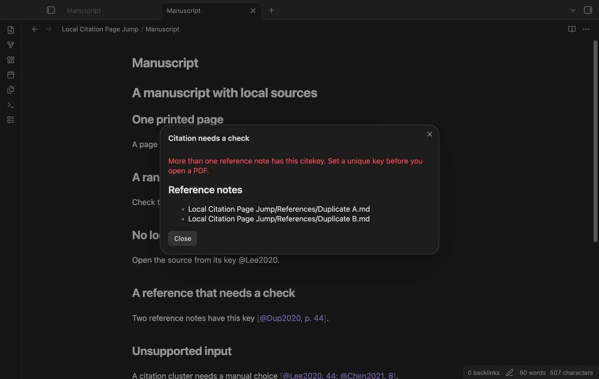 Local Citation Page Jump screenshot