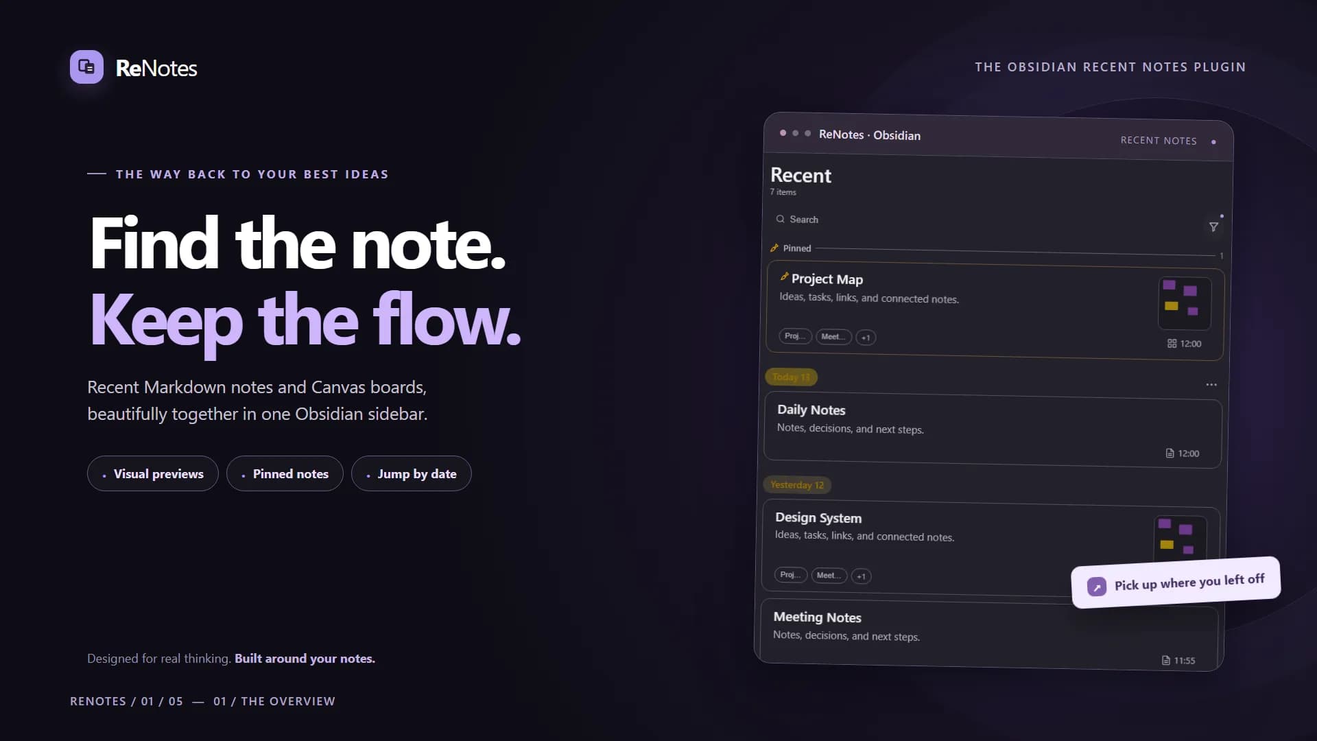 ReNotes screenshot
