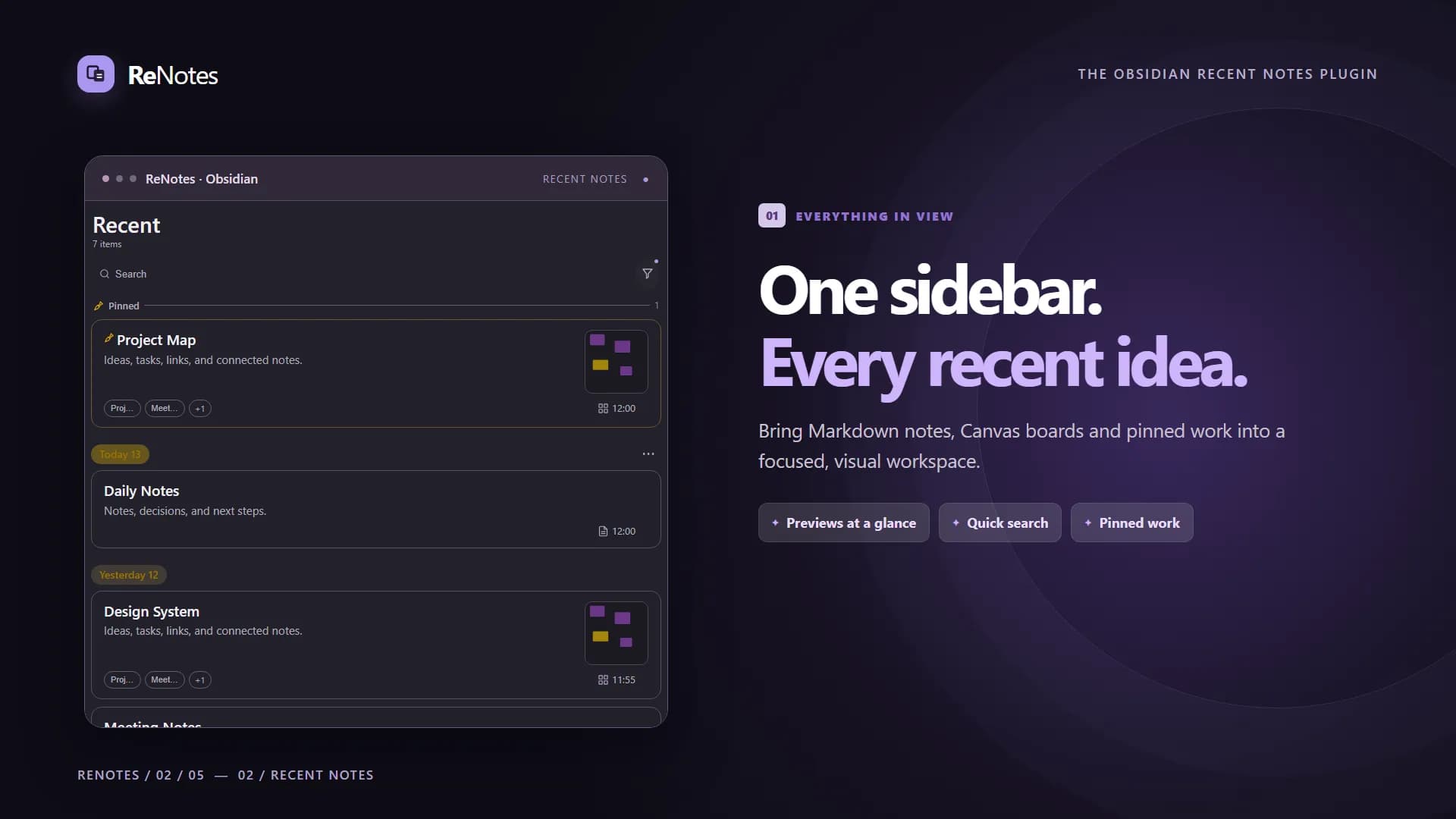 ReNotes screenshot