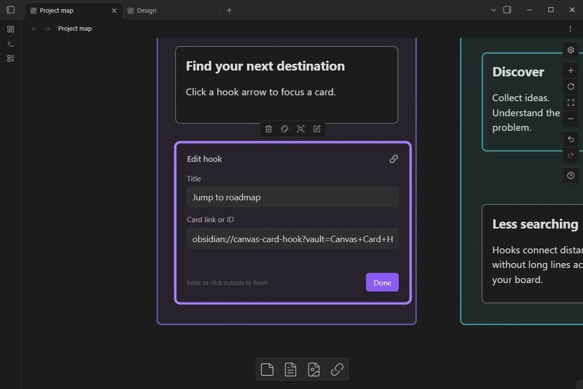 Canvas Card Hook screenshot