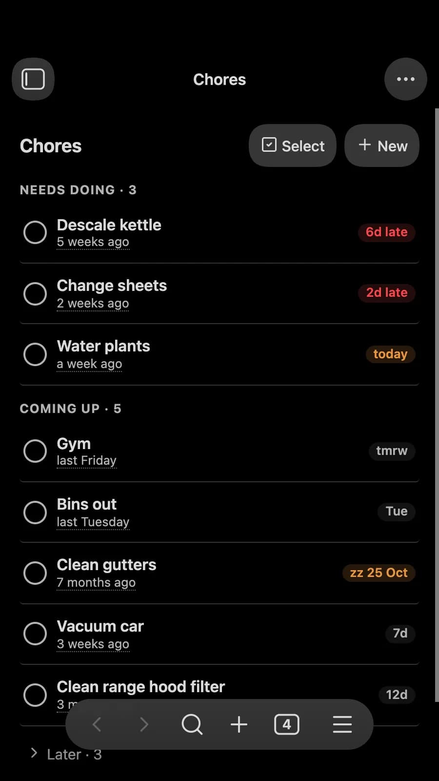 Choreday screenshot
