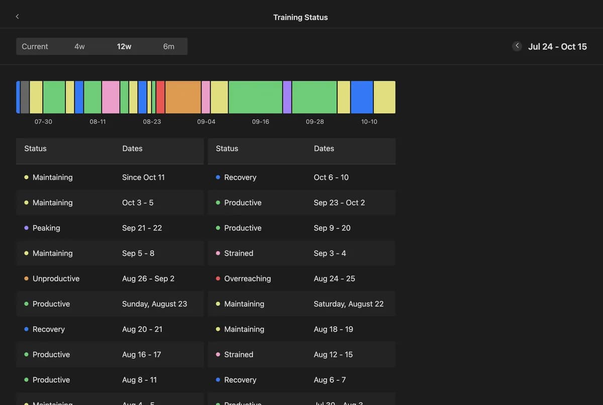 Garmin Connect screenshot
