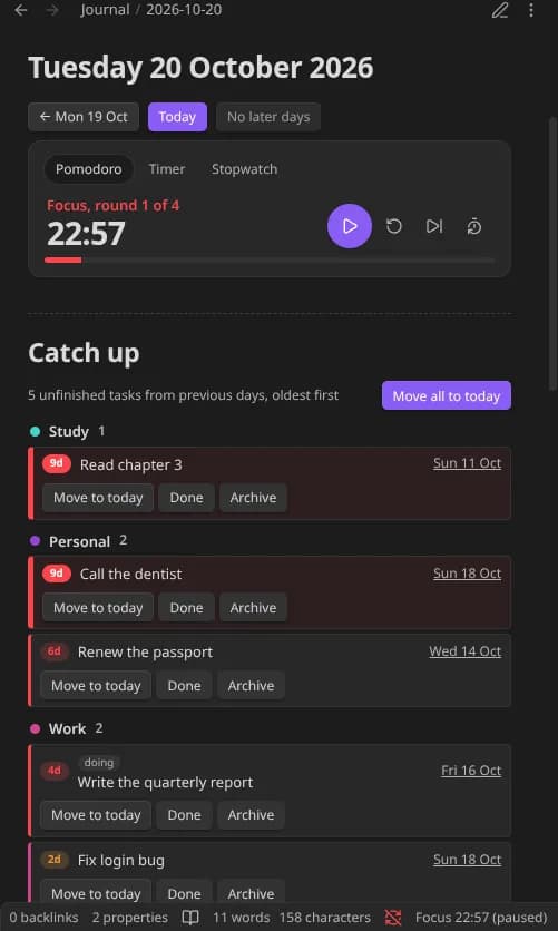 Studiolo screenshot