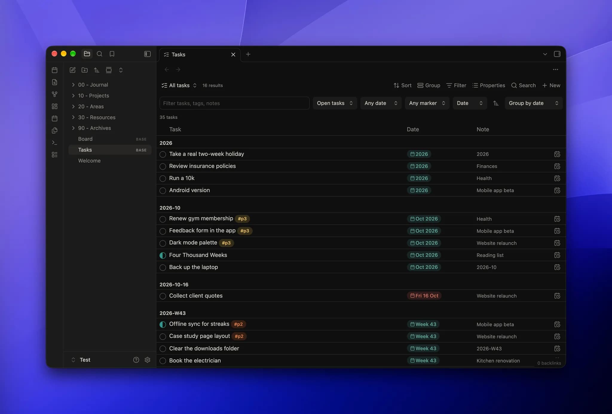 Klaar screenshot