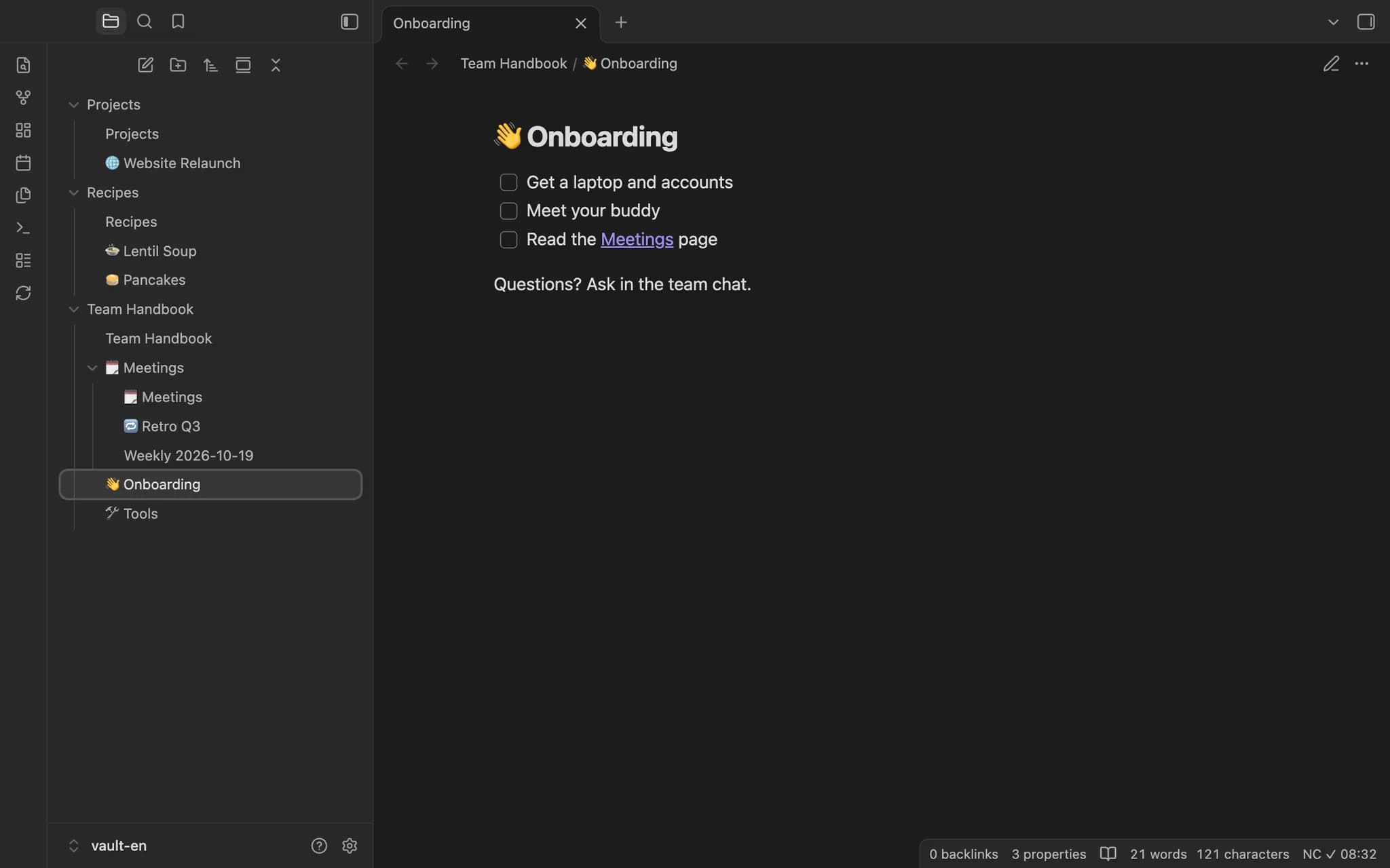 Nextcloud Collectives Sync - Obsidian Plugin