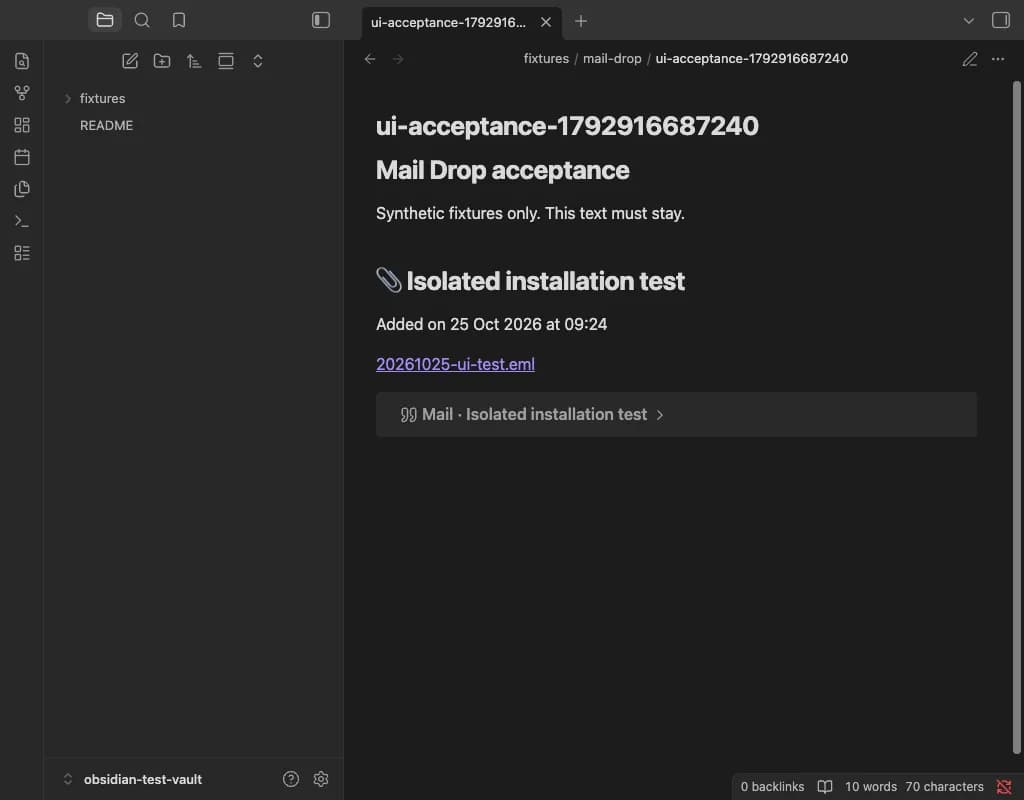 Mail Drop screenshot