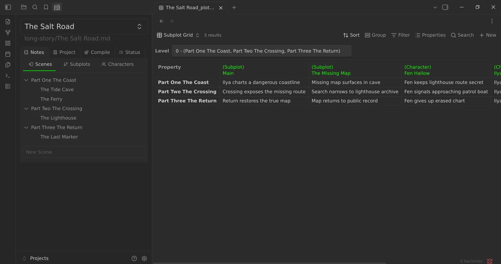 Longform Extended - Obsidian Plugin