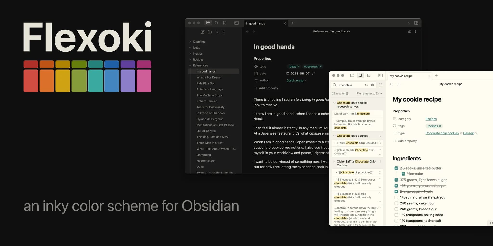 Flexoki screenshot