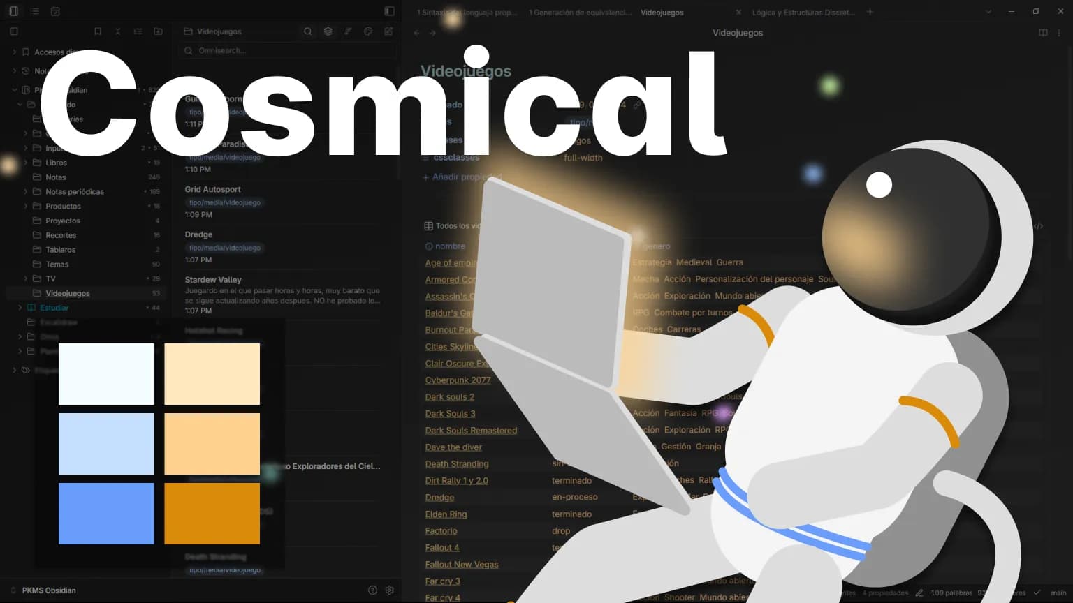 Cosmical screenshot