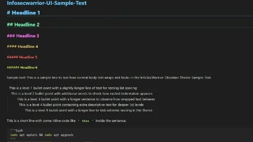 Infosecwarrior UI screenshot