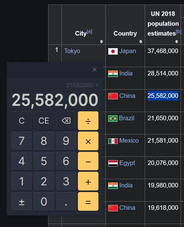 Calculite screenshot