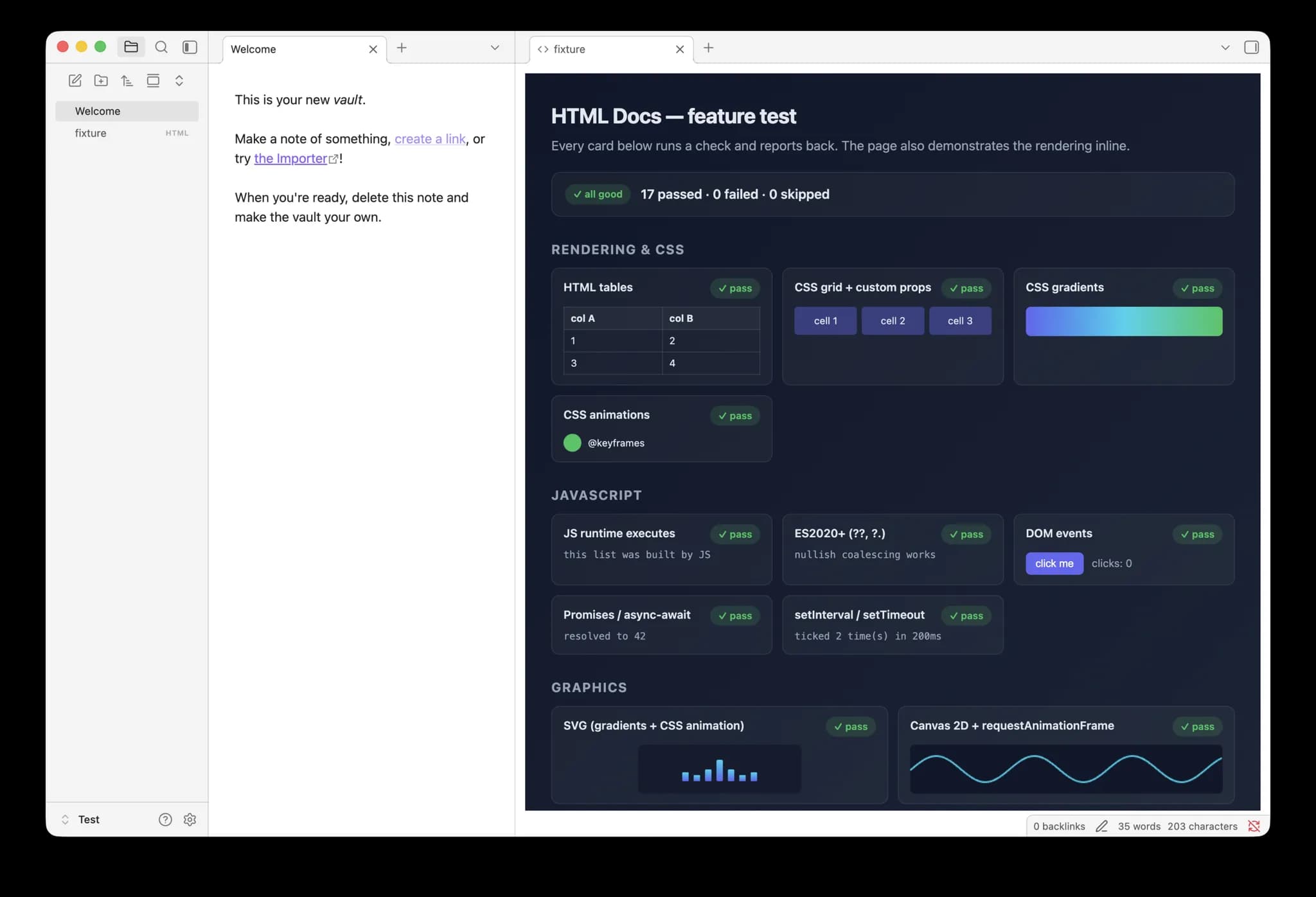 HTML Docs screenshot