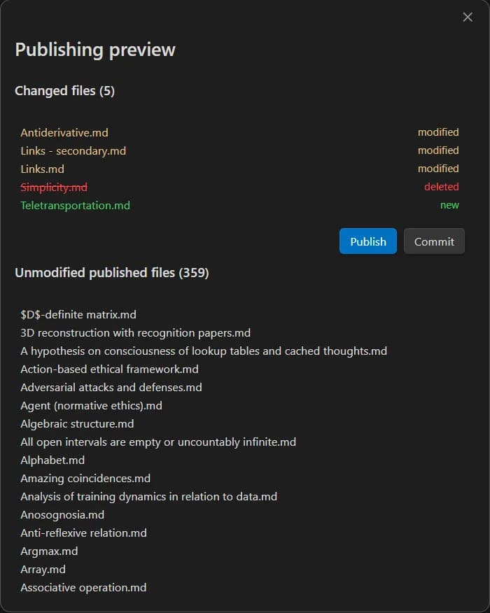 Selective Publisher screenshot