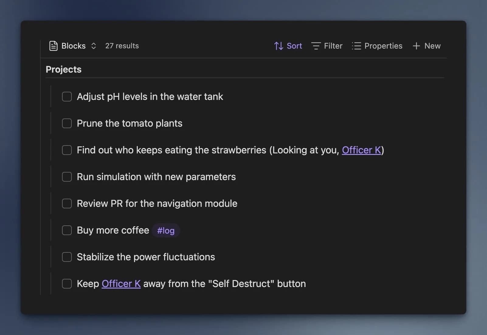 Block View screenshot