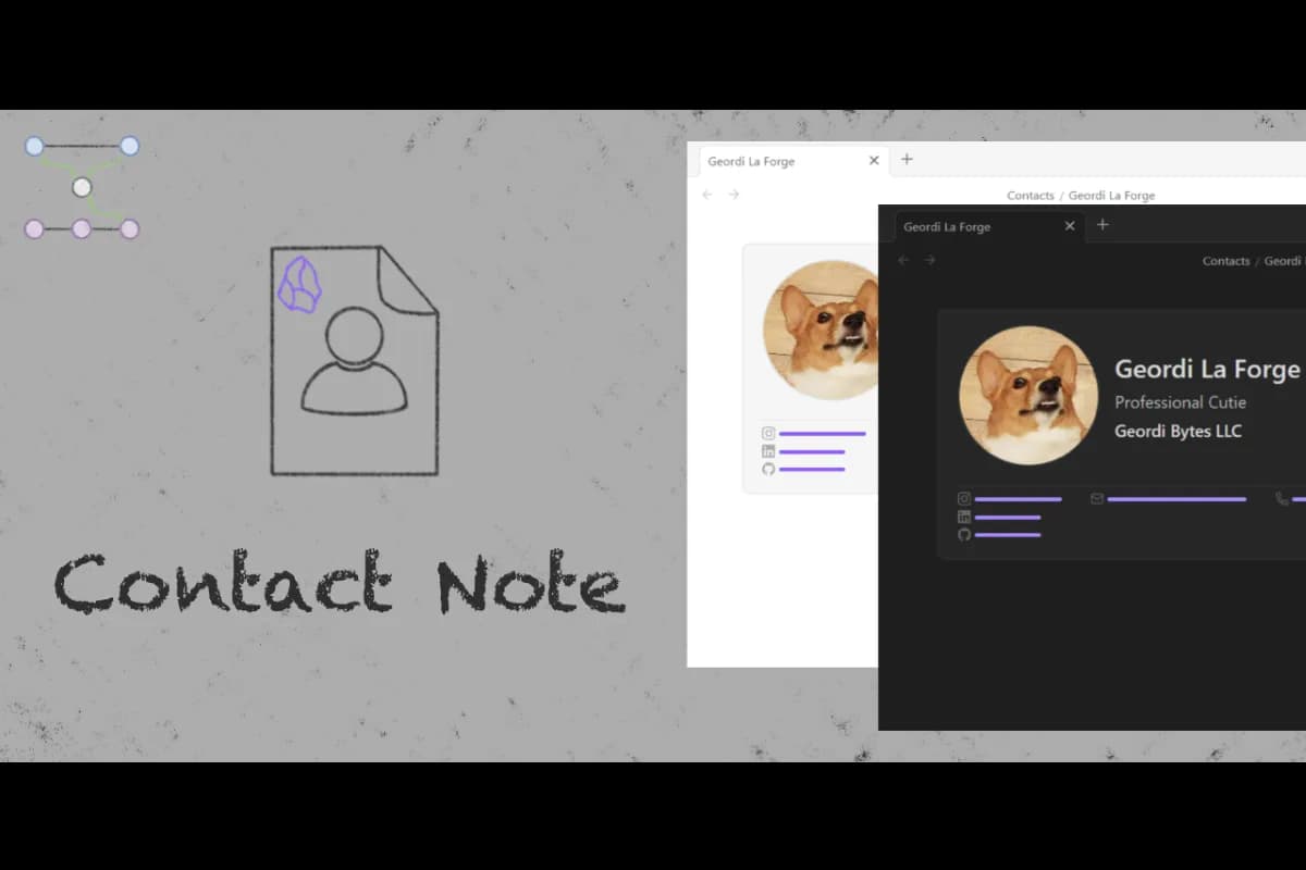 Contact Note screenshot