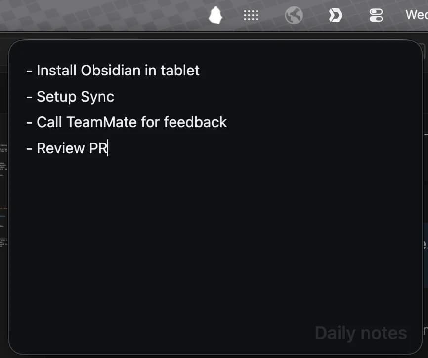 Pebble screenshot