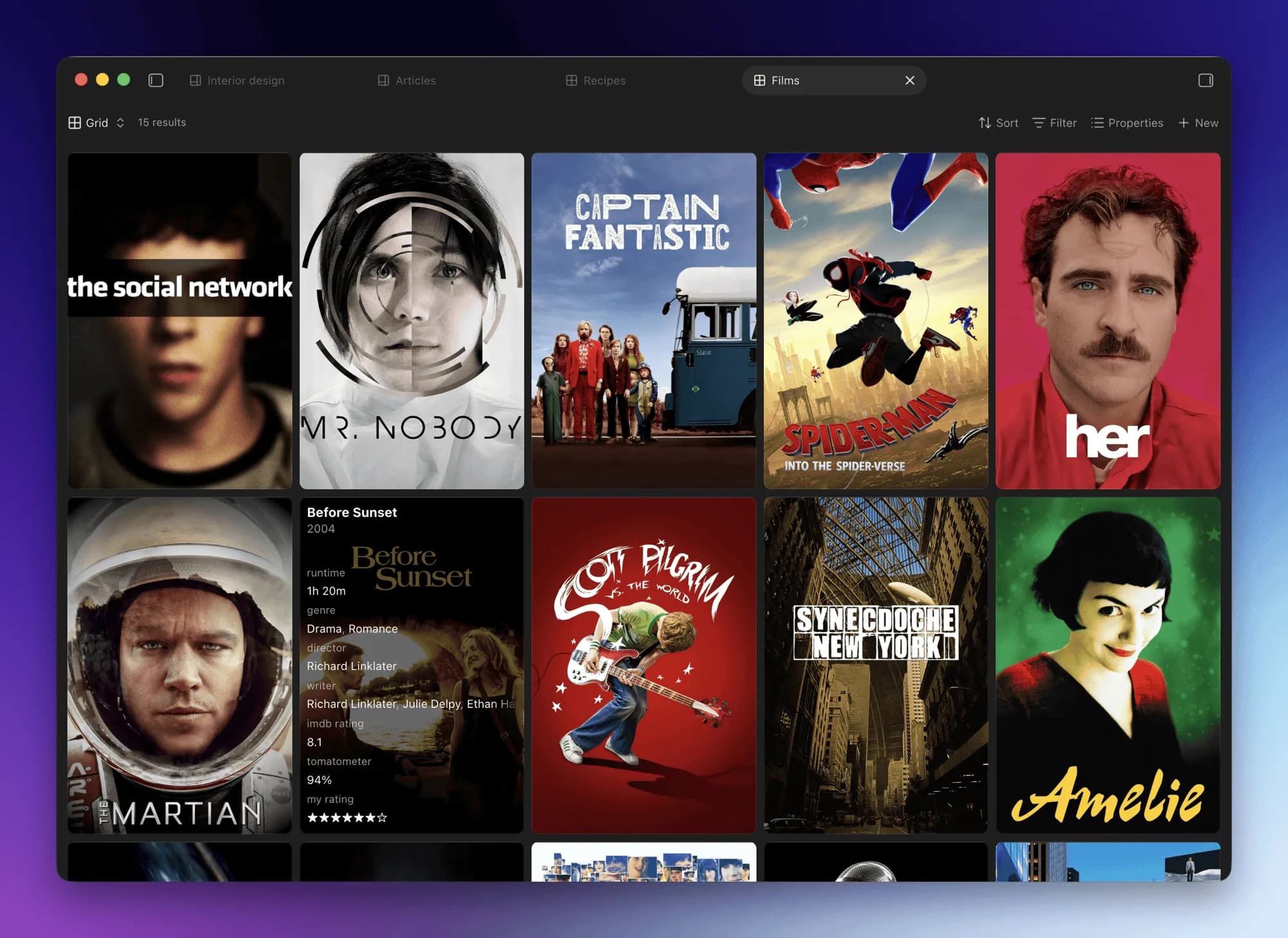 Dynamic Views screenshot