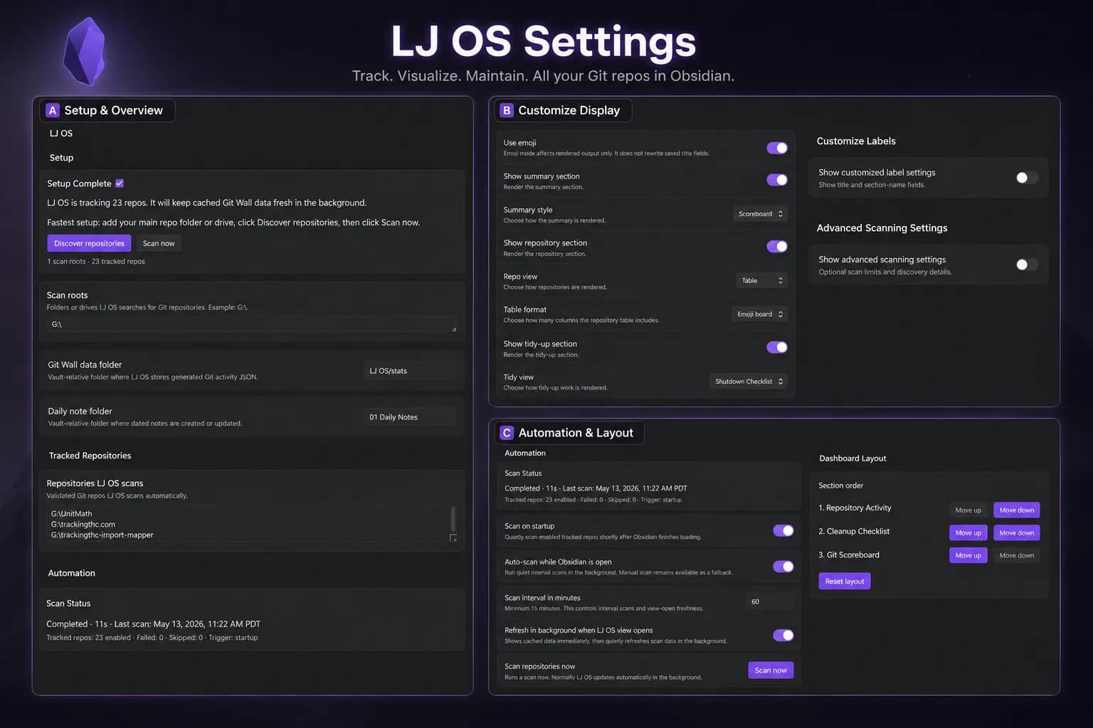 LJ OS screenshot