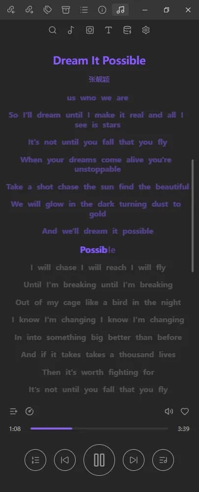 Music Player screenshot